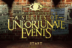 Lemony Snicket's A Series of Unfortunate Events screenshot 5 for GameBoy Advance